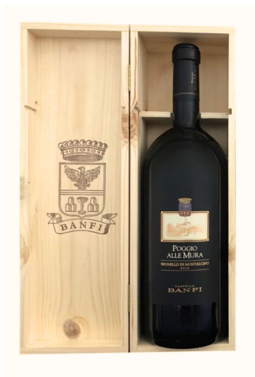 Brunello di Montalcino Poggio Alle Mura DOCG Banfi 2017 (Magnum Cassetta In Legno)