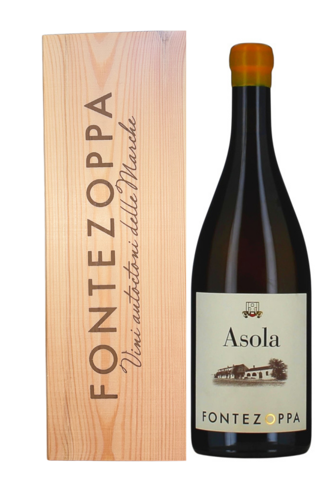 Asola Colli Maceratesi Ribona Doc - Fontezoppa 2019 con Cassa Legno