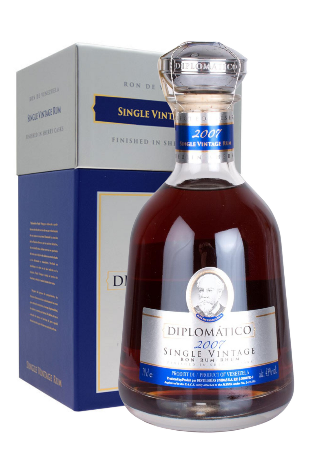 Rum Diplomático Single Vintage 2007 70cl - Astucciato – Storace Wine