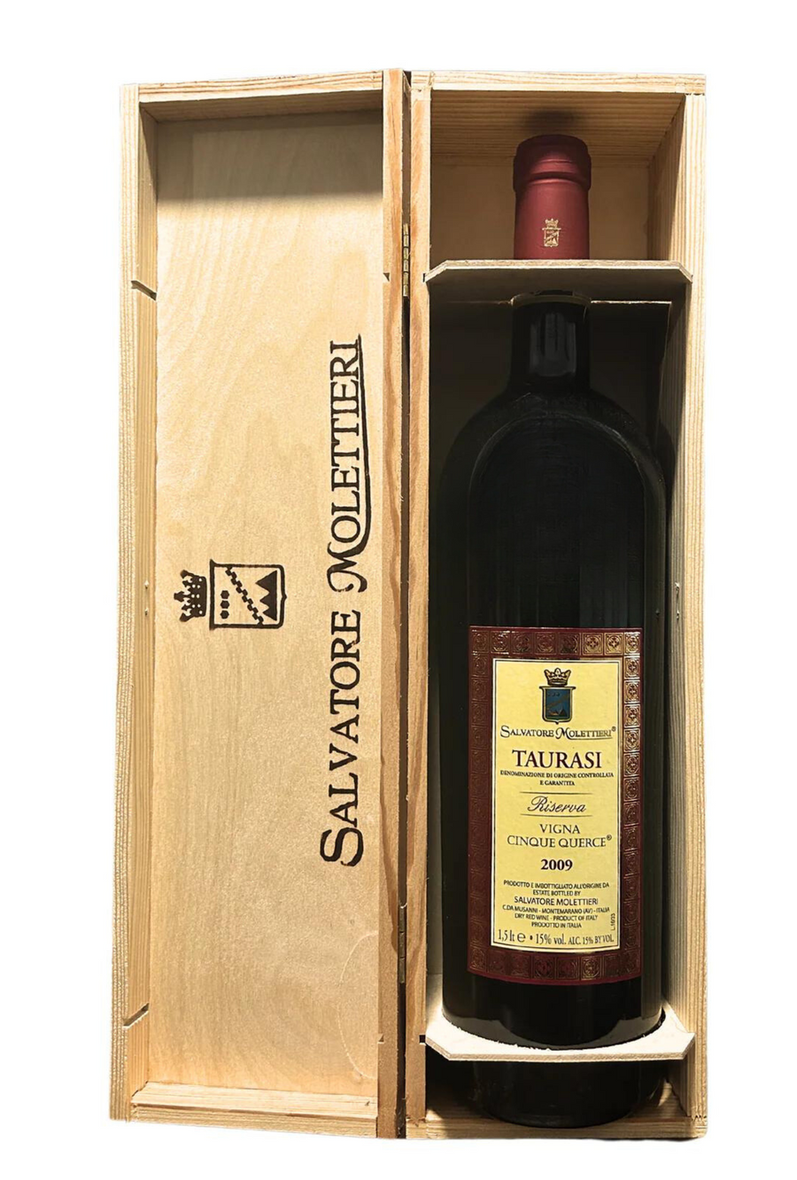 Taurasi D.O.C.G. Riserva Magnum Vigna Cinque Querce 2009 1,5Lt Salvatore Molettieri - con Cassa in Legno