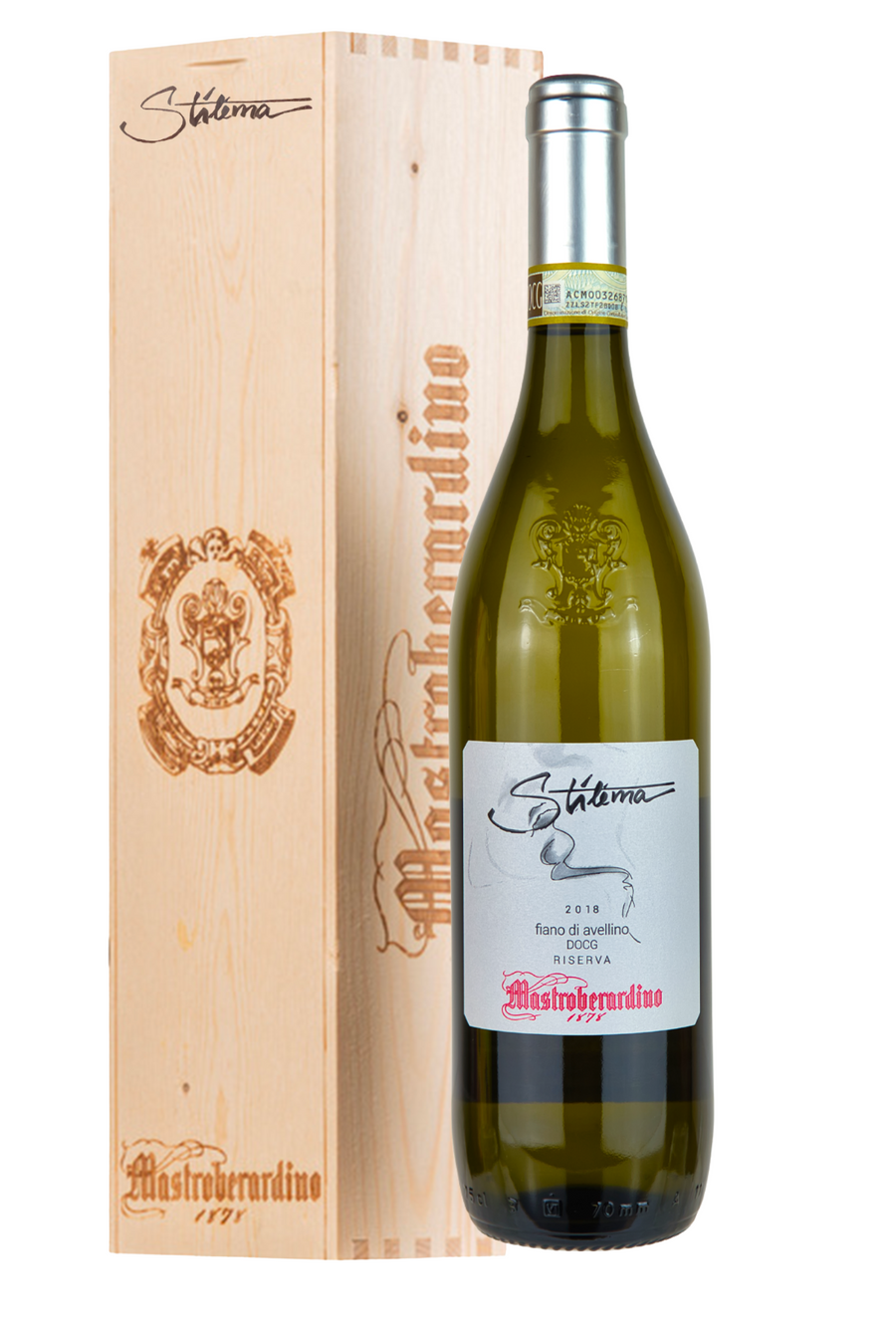 Stilèma Fiano Di Avellino DOCG Riserva 2018 Mastroberardino - Cassa di legno