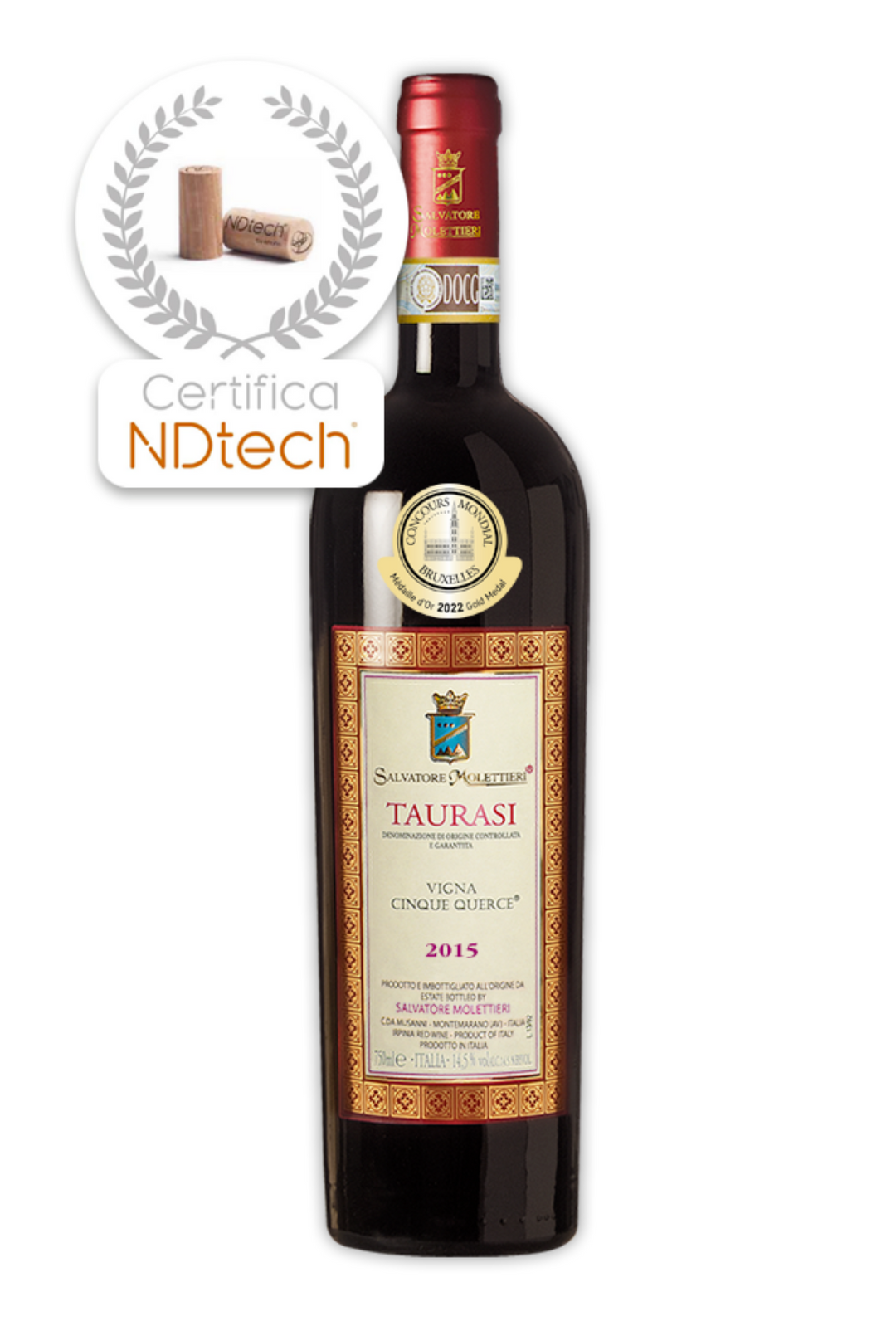 Taurasi D.O.C.G. Vigna Cinque Querce 2015 Salvatore Molettieri