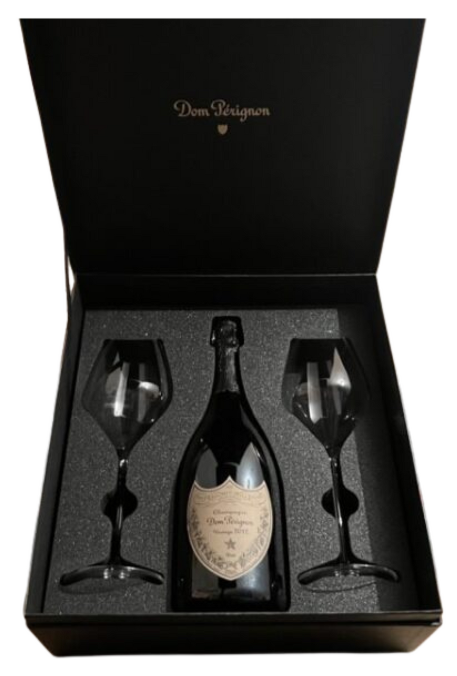 Dom Pérignon Vintage Brut 2012 - Confezione con calici